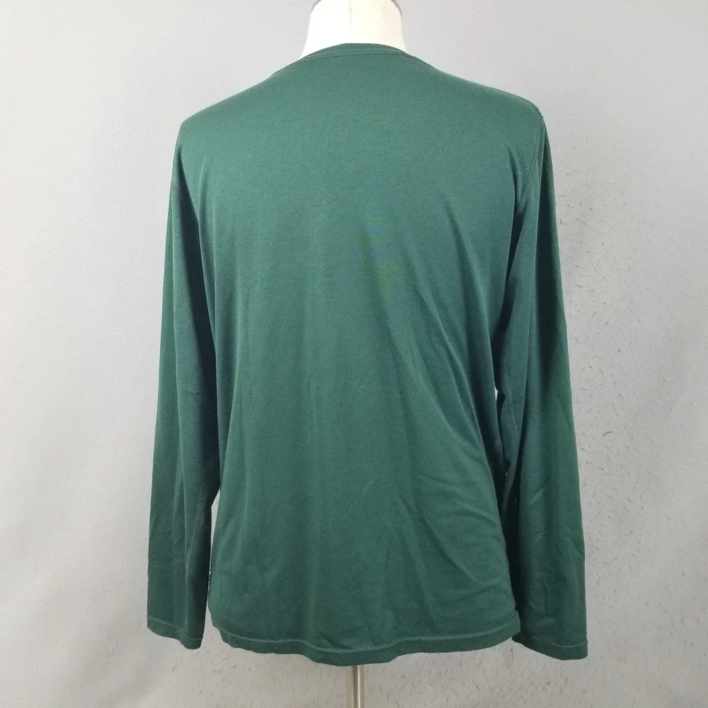 Michigan State Spartans Shirt Mens Medium Green NCAA Football Nike Dri Fit